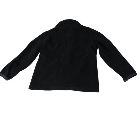 OshKosh Bgosh Full Zip Fleece Jacket Kids Girls Boys 3T Black Long Sleeve - Picture 3 of 7